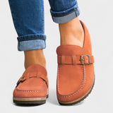 Inês - Mocassins en Daim avec Détail Boucle