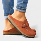 Inês - Mocassins en Daim avec Détail Boucle