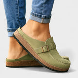 Inês - Mocassins en Daim avec Détail Boucle