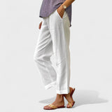 Jéssica - Pantalons en lin pour femmes