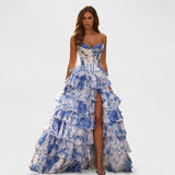Olivia – Floral Evening Gown