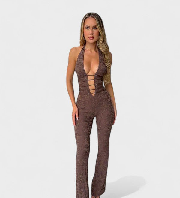 Rita - Combinaison avec Décolleté Plongeant