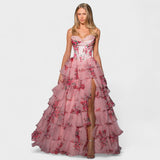 Olivia – Floral Evening Gown