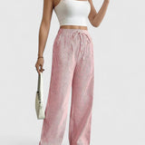 Maria - Pantalons Amples et Confortables avec Finitions Élégantes