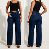 Aline - Jeans Élastiques à Taille Moyenne
