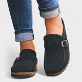 Inês - Mocassins en Daim avec Détail Boucle