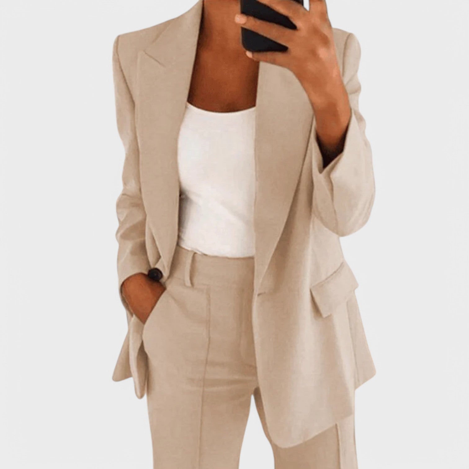 Cristina - Élégant Ensemble de Costume 2 Pièces