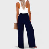 Mariza - Pantalons amples en lin pour femme