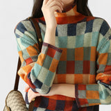 Teresa - Pull en laine à col montant