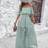 Beatriz - Robe maxi à épaules dénudées