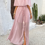 Beatriz - Robe maxi à épaules dénudées