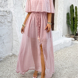 Beatriz - Robe maxi à épaules dénudées