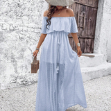 Beatriz - Robe maxi à épaules dénudées